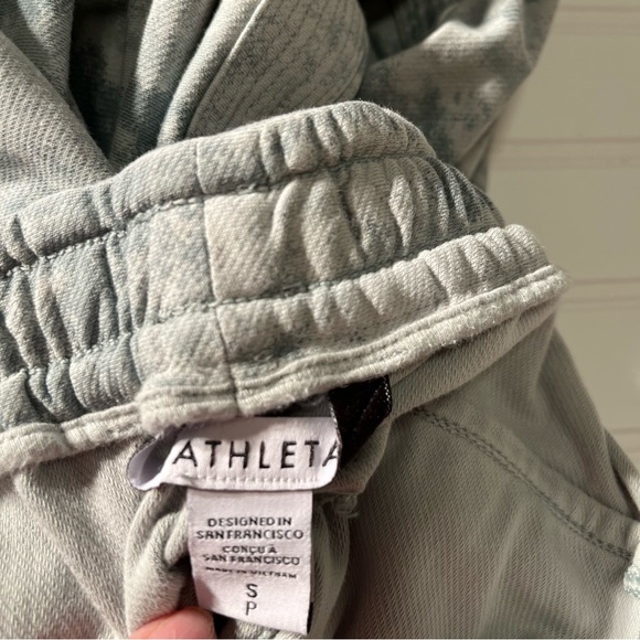 Athleta Farallon Jogger Pants green/grey "fog camo coast" sz. S - Picture 9 of 11